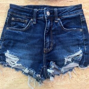 American Eagle Outfitters Denim Shortie Shorts Size 00 000